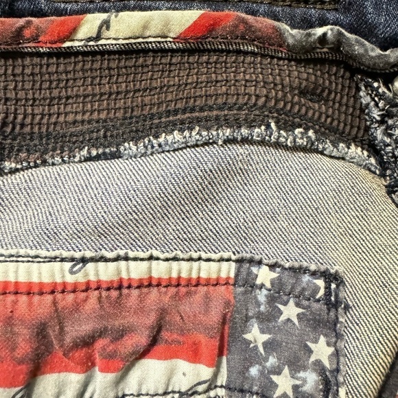 Rockstar Destroyed Denim Shorts size 30 - Picture 10 of 12
